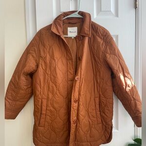 Madewell Quilted Brown Jacket